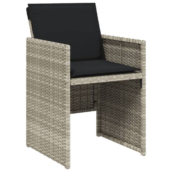 ComfortXL - Salon de Jardin Encastrable 6 Places Gris avec Coussins Déhoussables Anthracite – ComfortXL Outdoor Living - Image 5