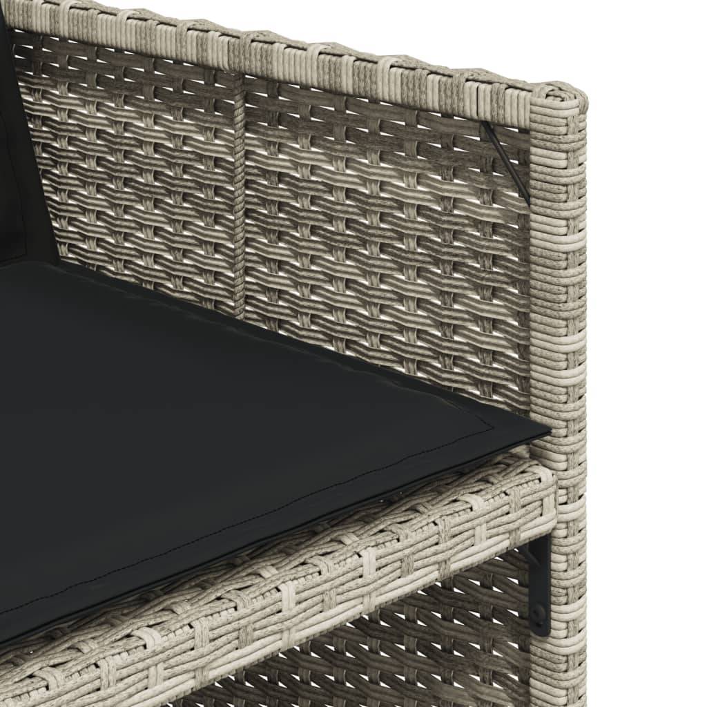 ComfortXL - Salon de Jardin Encastrable 6 Places Gris avec Coussins Déhoussables Anthracite – ComfortXL Outdoor Living - Image 8