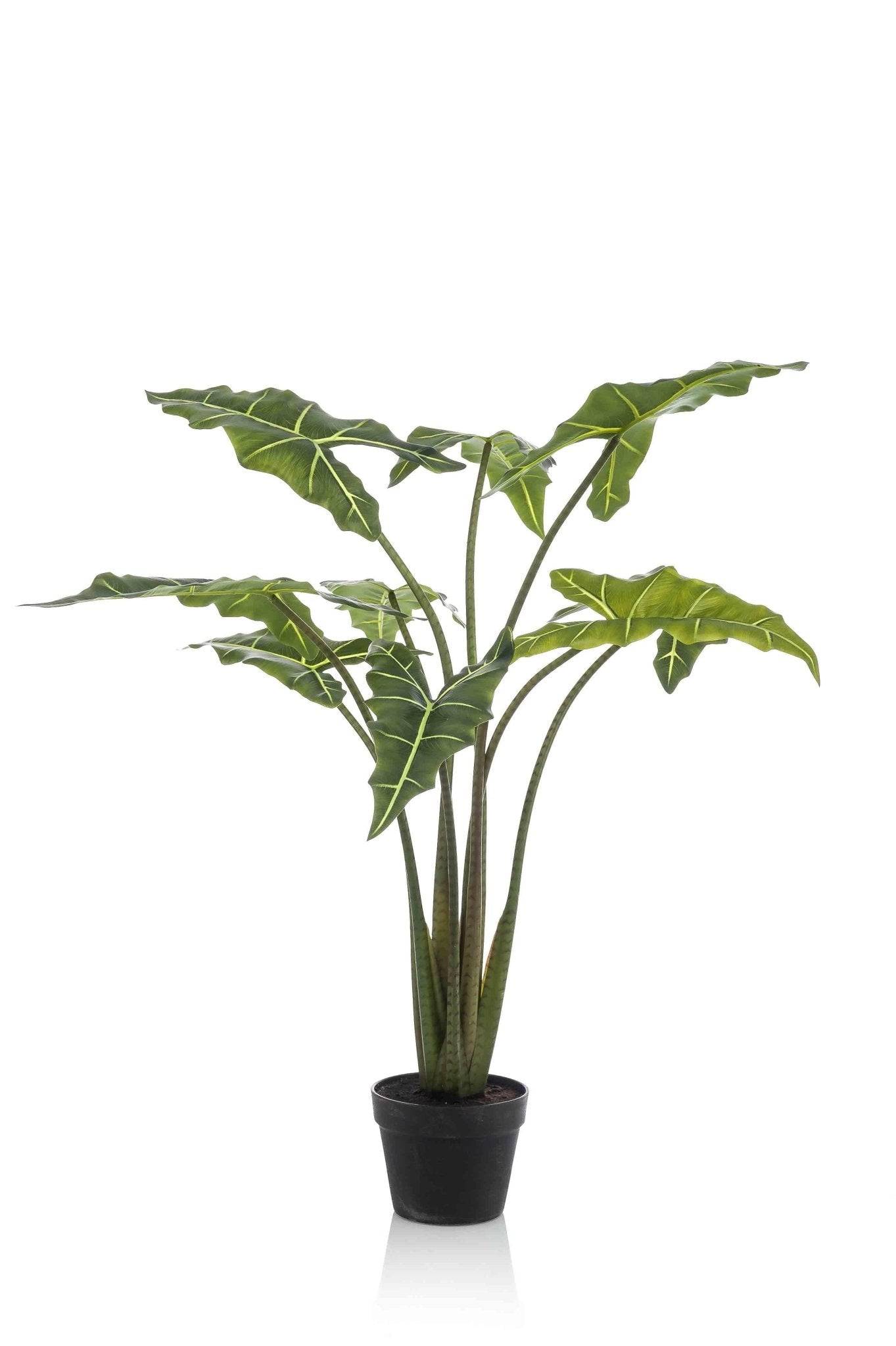 La Green Touch - Alocasia plante artificielle - h100cm, Ø12cm- La Green Touch - Imagen 6