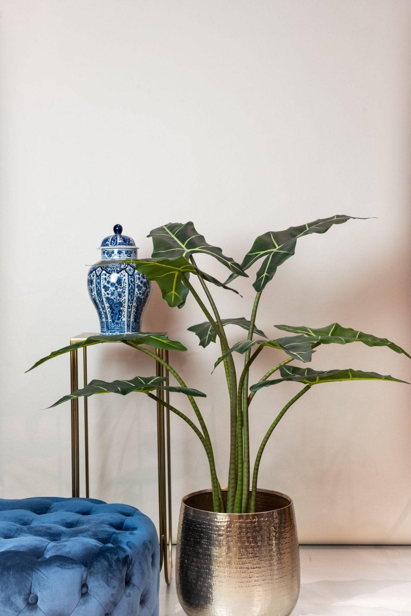 La Green Touch - Alocasia plante artificielle - h100cm, Ø12cm- La Green Touch - Imagen 5