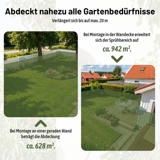 Dévidoir Mural Automatique Plastique Jardin Enrouleur Tuyau 20m Pistolet 9 Jets Bleu - ComfortXL Outdoor Living - Image 10