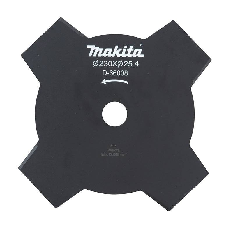Lame pour débroussailleuse 4 dents MAKITA D-66008 230x25.4mm Makita