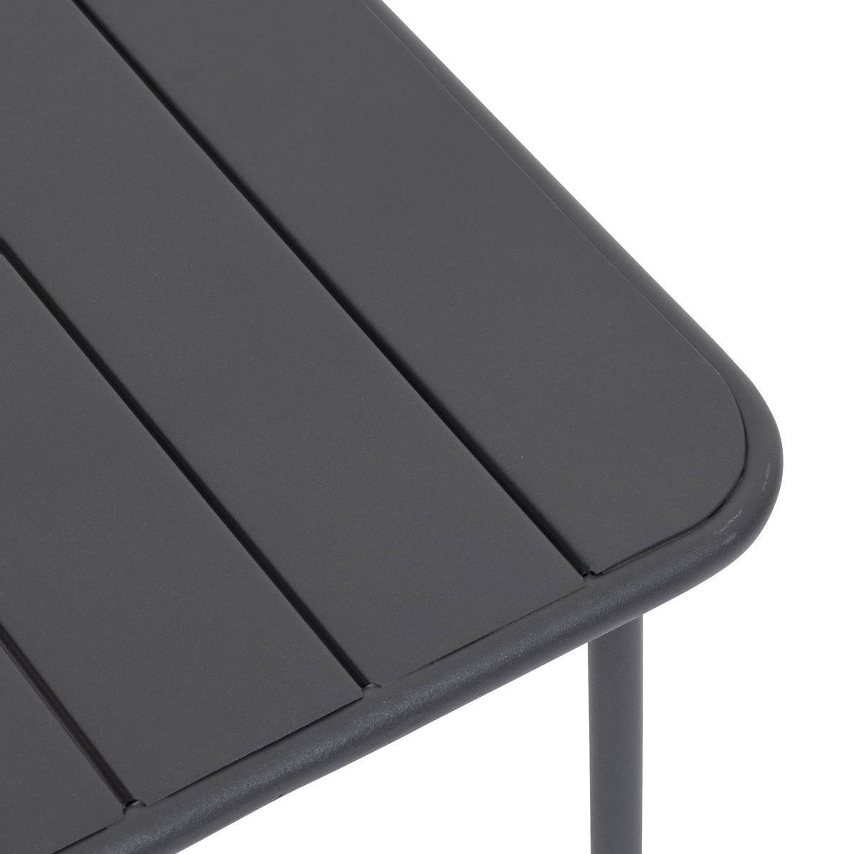 Hesperide - Table basse de jardin carrée "Phuket" graphite en acier traité en époxy Hespéride - Imagen 2