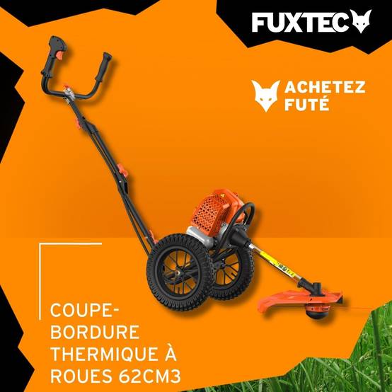 FUXTEC - Coupe bordure thermique à roues - FUXTEC FX-FSR162 - 62cm3 3,5CV - Image 2