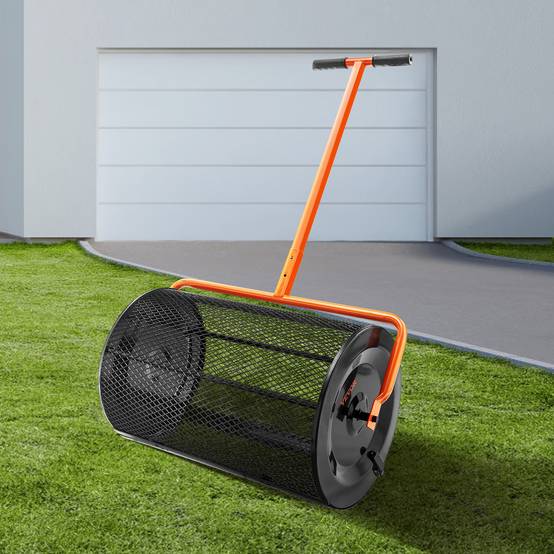 Vevor - VEVOR Épandeur compost, largeur 61 cm. Hauteur réglable, panier maille acier. Pelouse, jardin. - Image 8