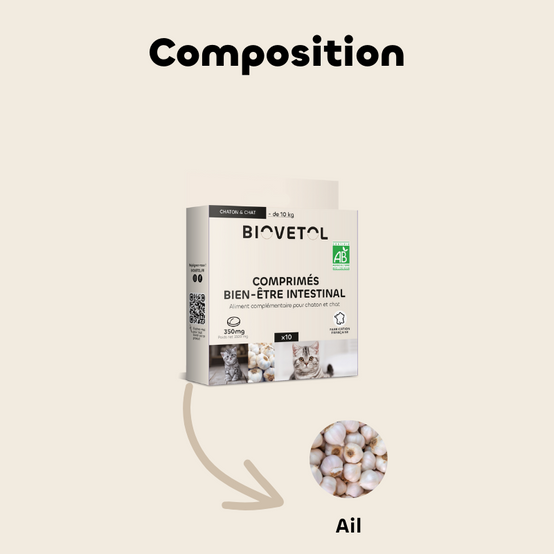 Biovetol - Comprimés Bio Bien-être Intestinal pour Chat & Chaton - Image 3