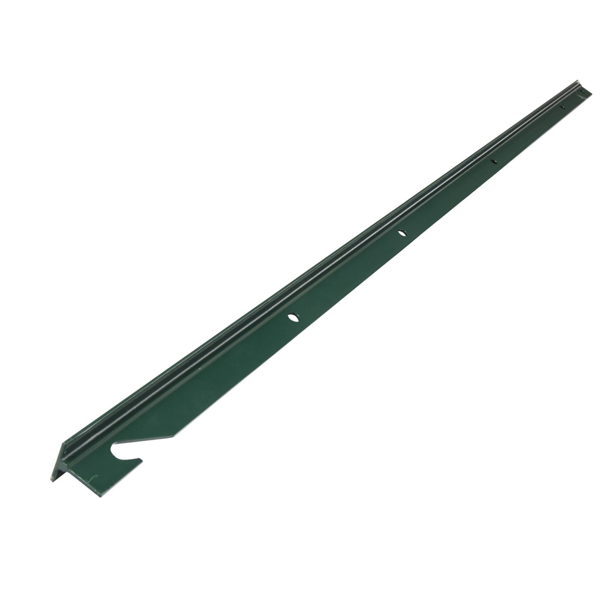 Poteau T vert pour grillage WERKA PRO - Image 1
