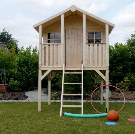 Maison en bois enfants sur pilotis - Noah - Imagen 1