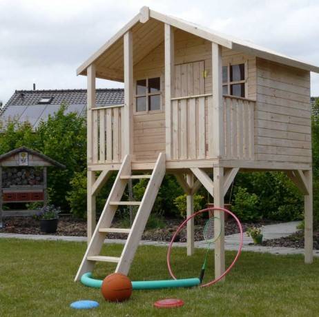 Maison en bois enfants sur pilotis - Noah - Imagen 2