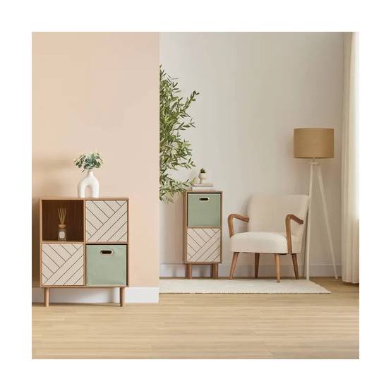 Etagère 4 cases 2 portes Mix'n'Match MDF 5five - Image 7