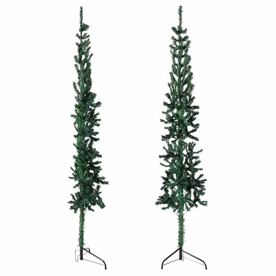 ComfortXL - Demi-sapin de Noël mural PVC gain de place pour salon Vert 240 cm – ComfortXL Outdoor Living - Image 4