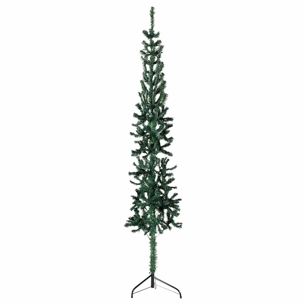 ComfortXL - Demi-sapin de Noël mural PVC gain de place pour salon Vert 240 cm – ComfortXL Outdoor Living - Image 1