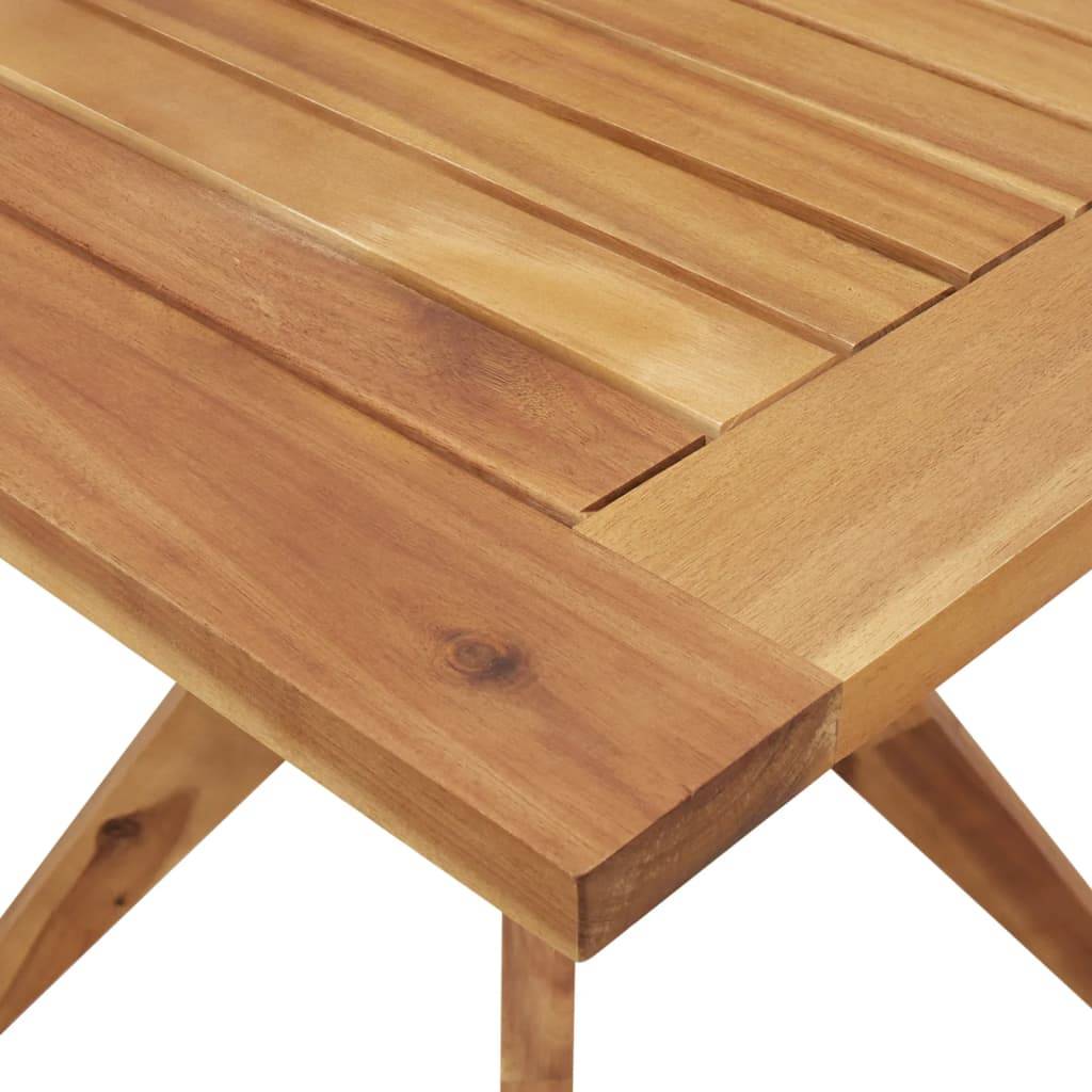 Maison Chic - Ensemble de 3 pcs table de jardin avec chaises - mobilier de jardin Bois d'acacia solide-JU2823 - Image 8