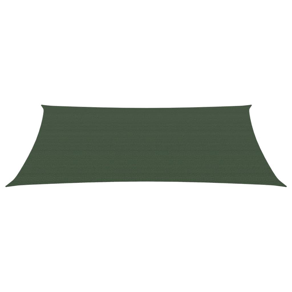 Helloshop26 - Voile toile d'ombrage parasol 160 g/m² PEHD 2 x 4 m vert foncé - Imagen 2