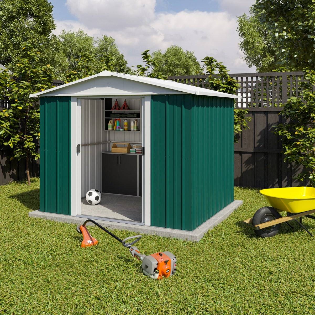 Yardmaster - Abri de jardin métal 5,25m² 87GEYZ Yardmaster - Imagen 8