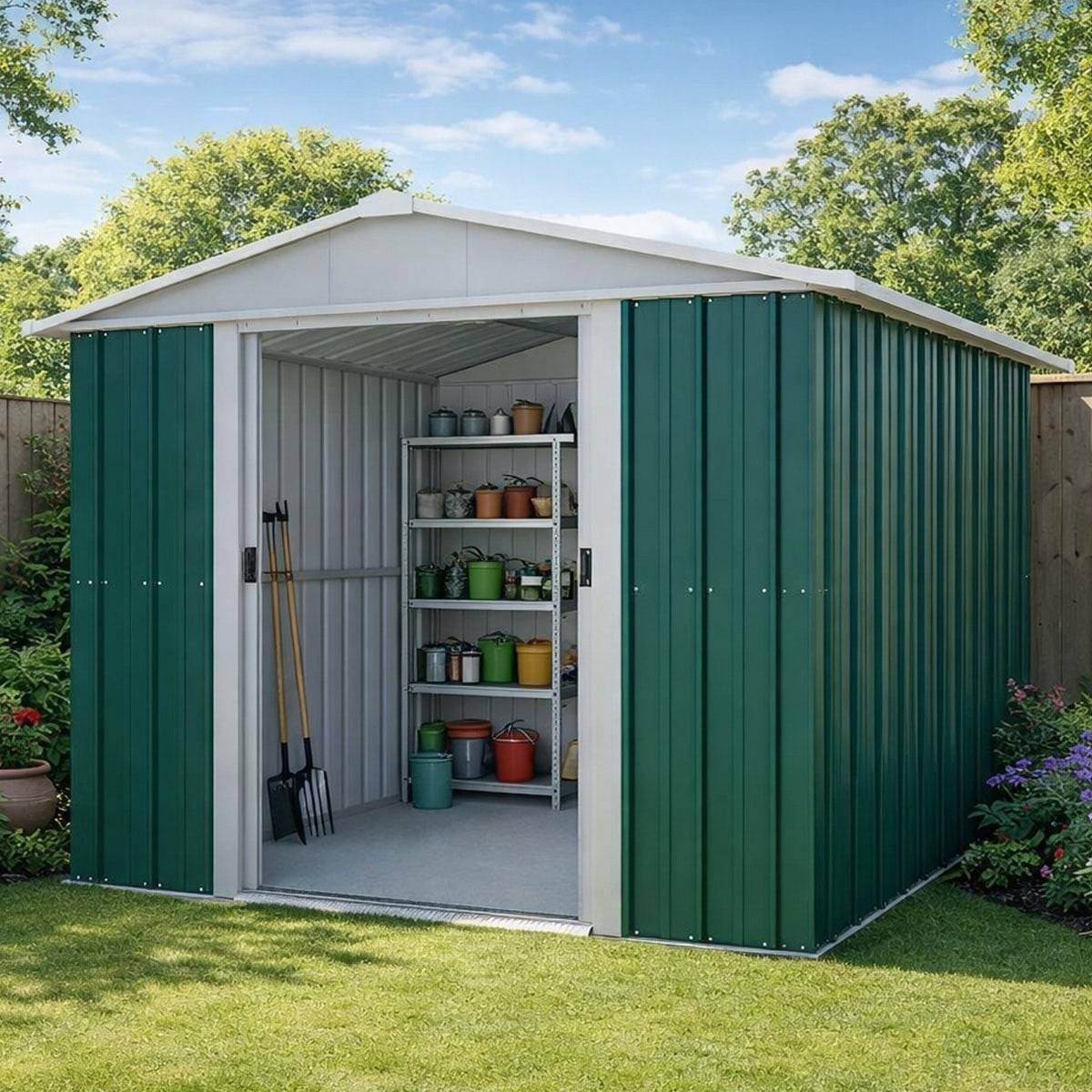 Yardmaster - Abri de jardin métal 5,25m² 87GEYZ Yardmaster - Imagen 2