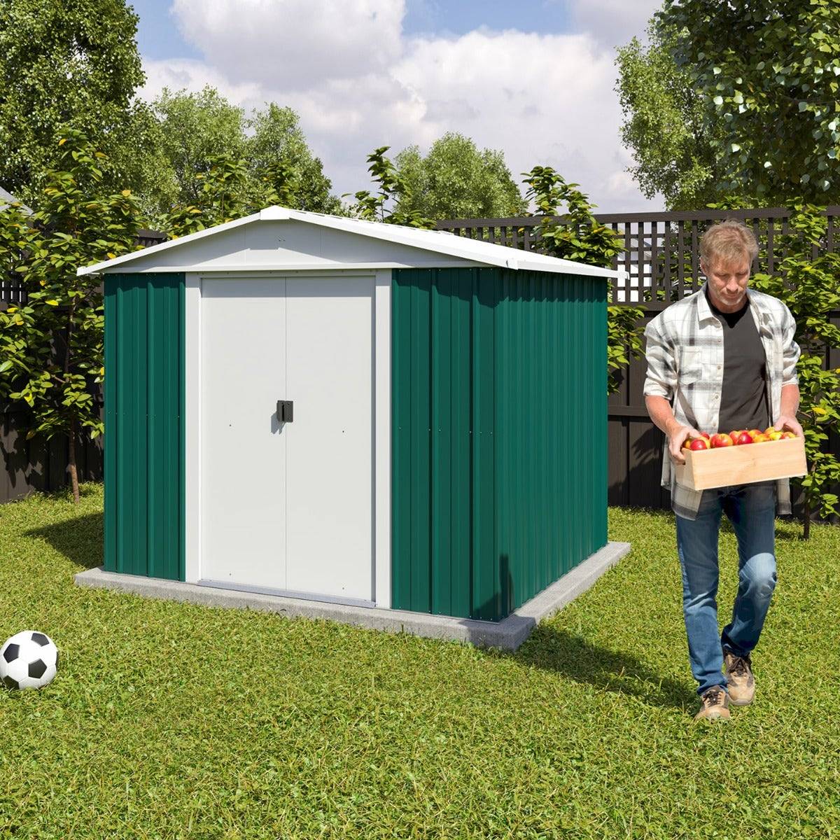Yardmaster - Abri de jardin métal 5,25m² 87GEYZ Yardmaster - Imagen 4