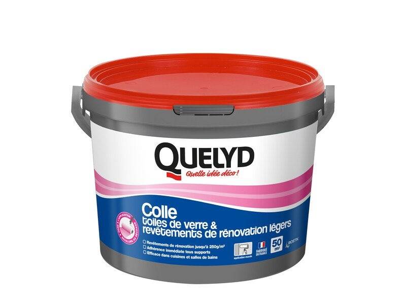 Quelyd - Colle toiles de verre QUELYD, 10 kg