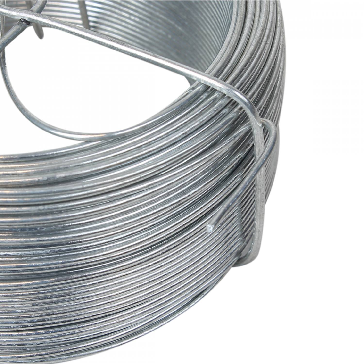 Linxor - Fil d'attache en acier galvanisé pour grillage ou autre - 100 m x 1.3mm Ø - Gris - Linxor - Imagen 3