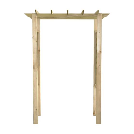 Arche à Rosiers Bois Pin Imprégné Support Grimpantes 150x60x204cm - ComfortXL Outdoor Living - Image 3
