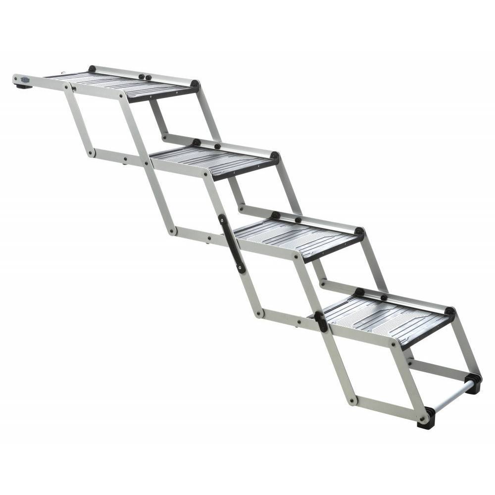 Animallparadise - Rampe de 4 marches pliantes, en aluminium TPR pour chiens - Imagen 3