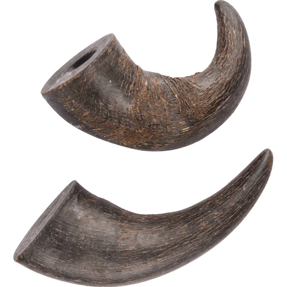 2 cornes de buffle séché small Nature snack, pour chiens - Imagen 1