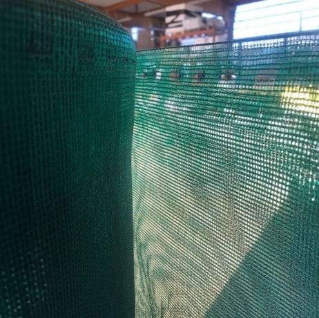 Plastidis - Filet Brise-vent - ombrage vert - 106gr/m² - Long 34 m, Larg 2.50 m - Imagen 2