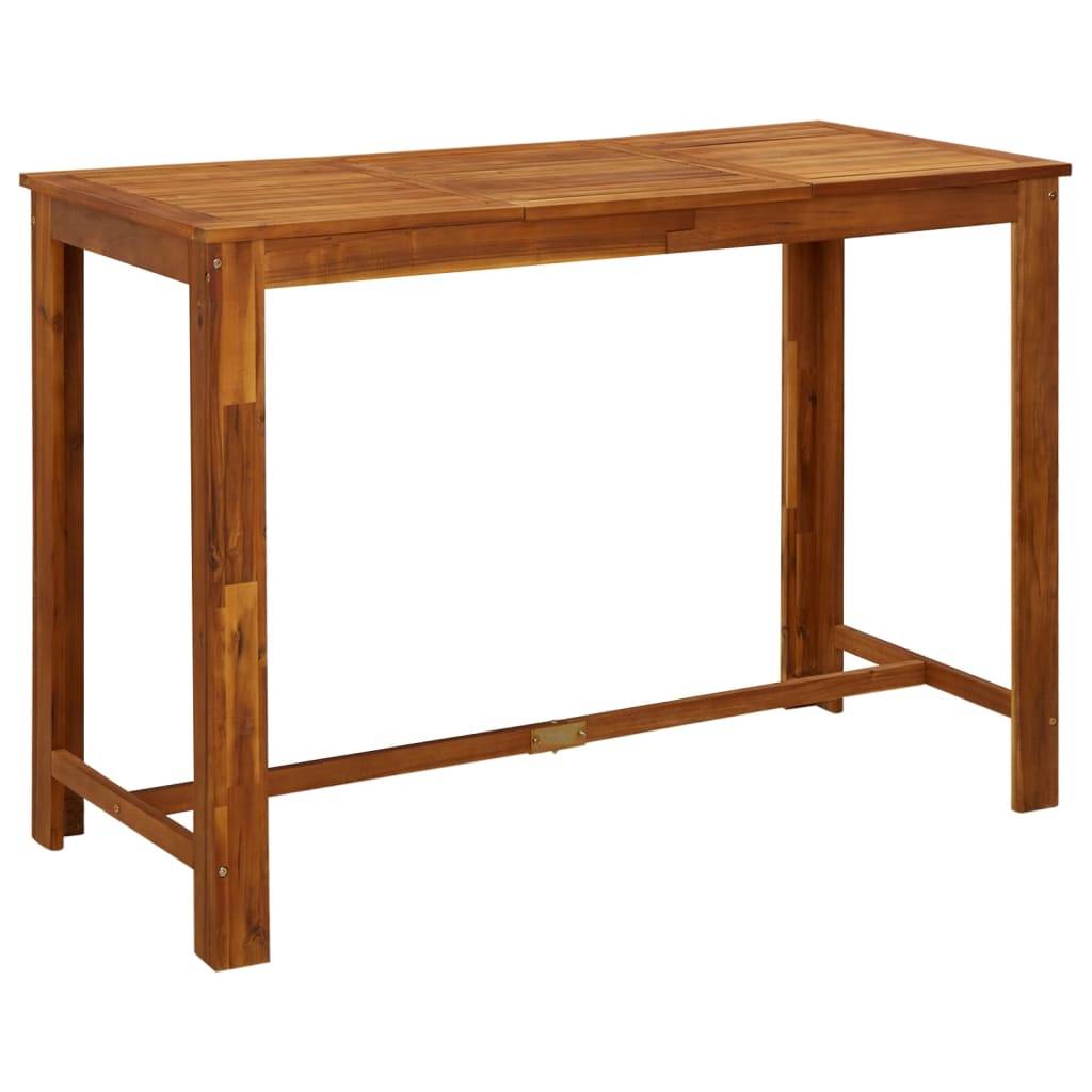 Helloshop26 - Ensemble de bar de jardin 9 pièces bois d'acacia solide - Imagen 2