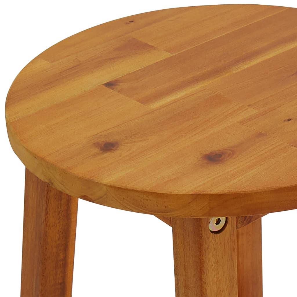 Helloshop26 - Ensemble de bar de jardin 9 pièces bois d'acacia solide - Imagen 6