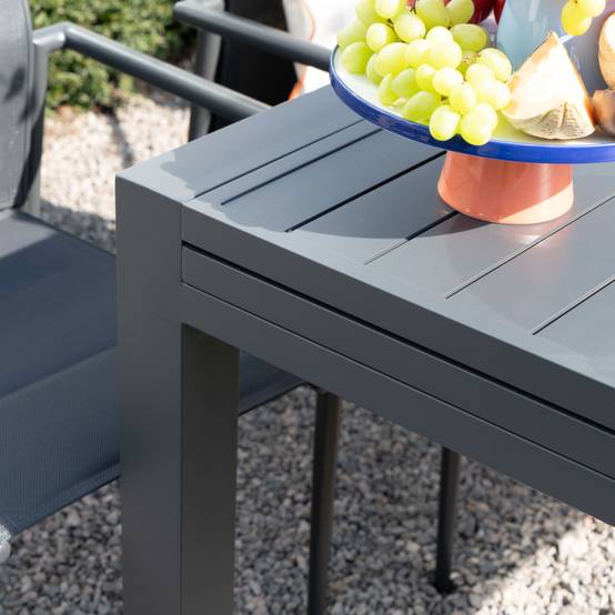 Table de jardin 8/12p en full aluminium Gris MODULO - Image 5