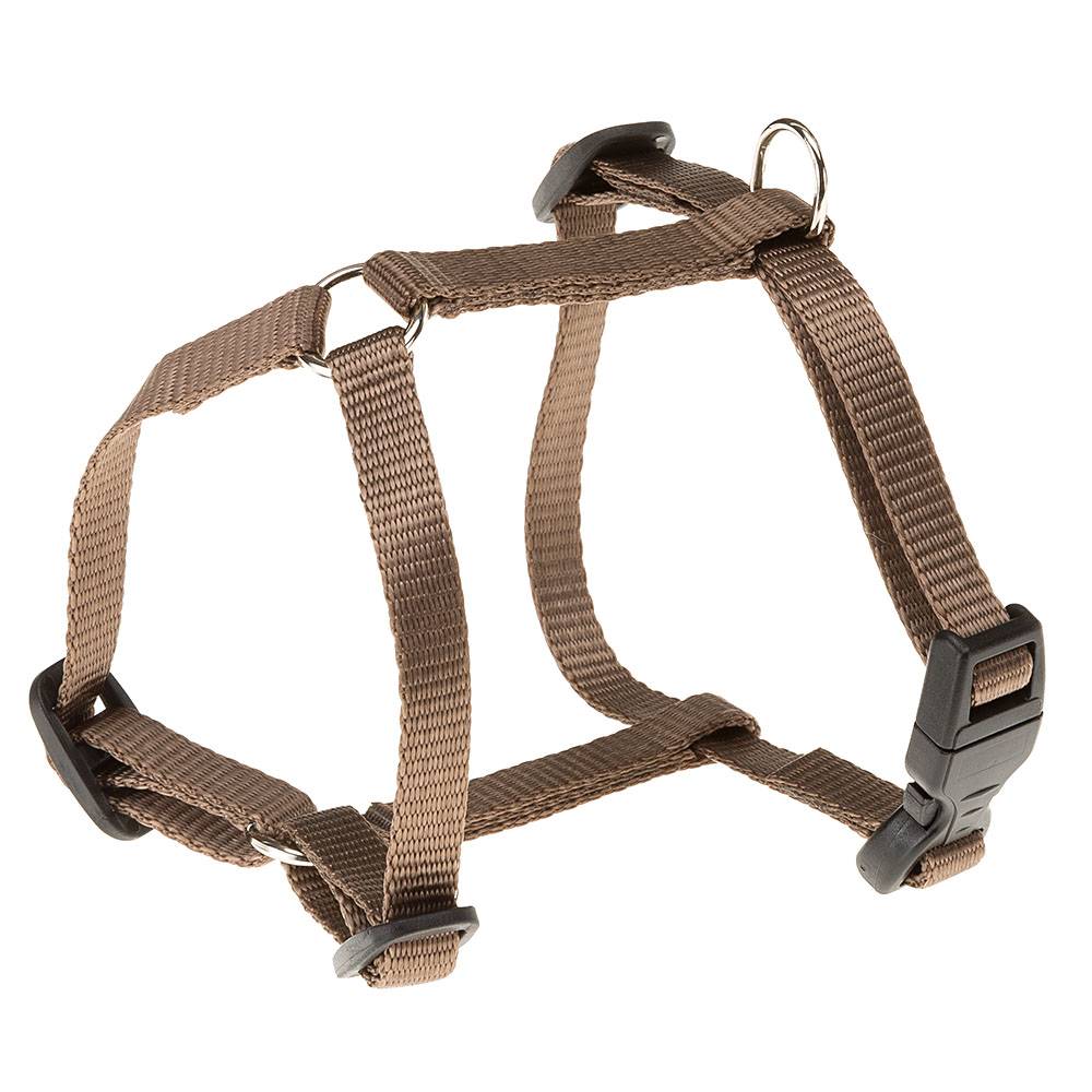 Ferplast - Ferplast Harnais Petit Chien CHAMPION XS, Harnais pour Chat Ajustable en 3 Points, Facile à Porter, Poitrine 25-38 cm. marron - Imagen 1