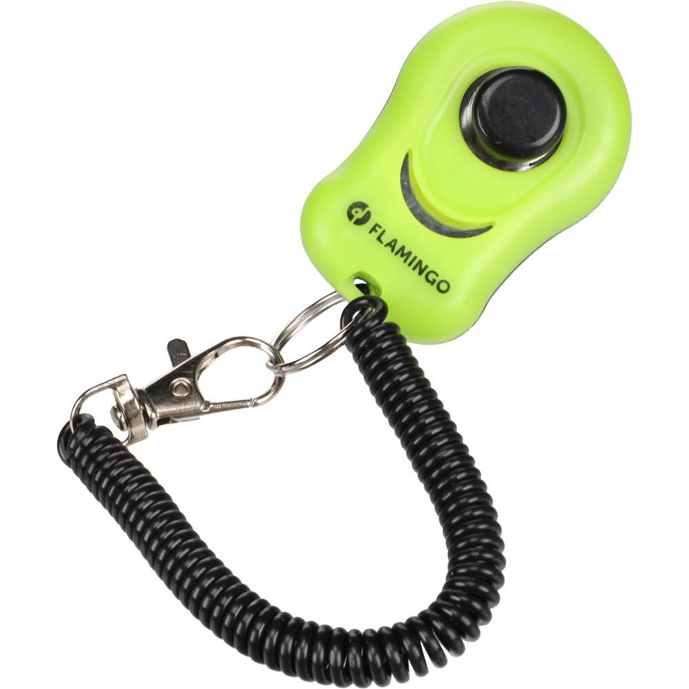 Flamingo - Clicker Xin Vert 6cm L x 4cm l x 2cm H pour chien - Imagen 2