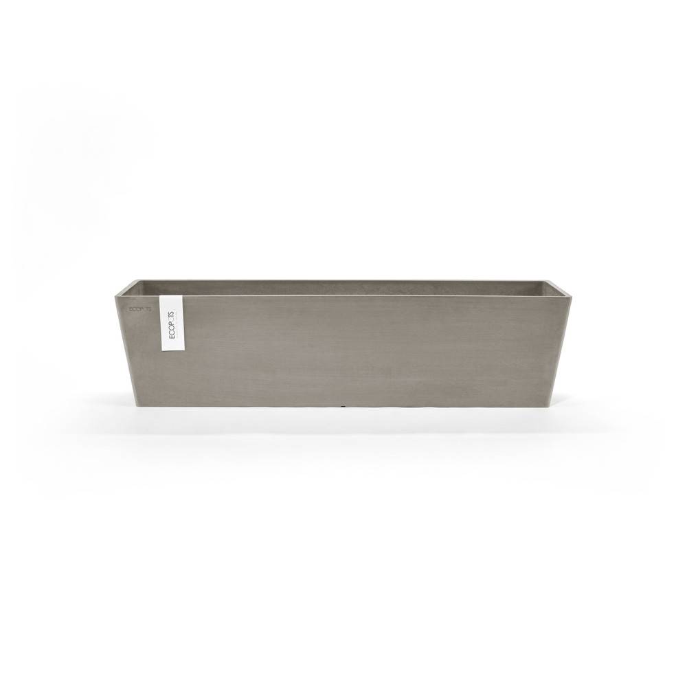 Ecopots - Pot Rectangulaire Bruges 80 Taupe - 80 x 20 x H. 20 cm - 25 L ECOPOTS - Imagen 1