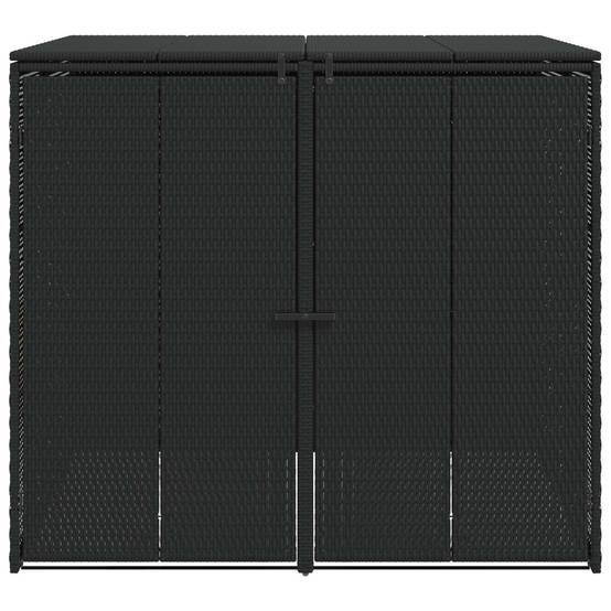 Cache-poubelle double polyéthylène noir 130 x 80 x 115 cm - PANGIVO - Image 5
