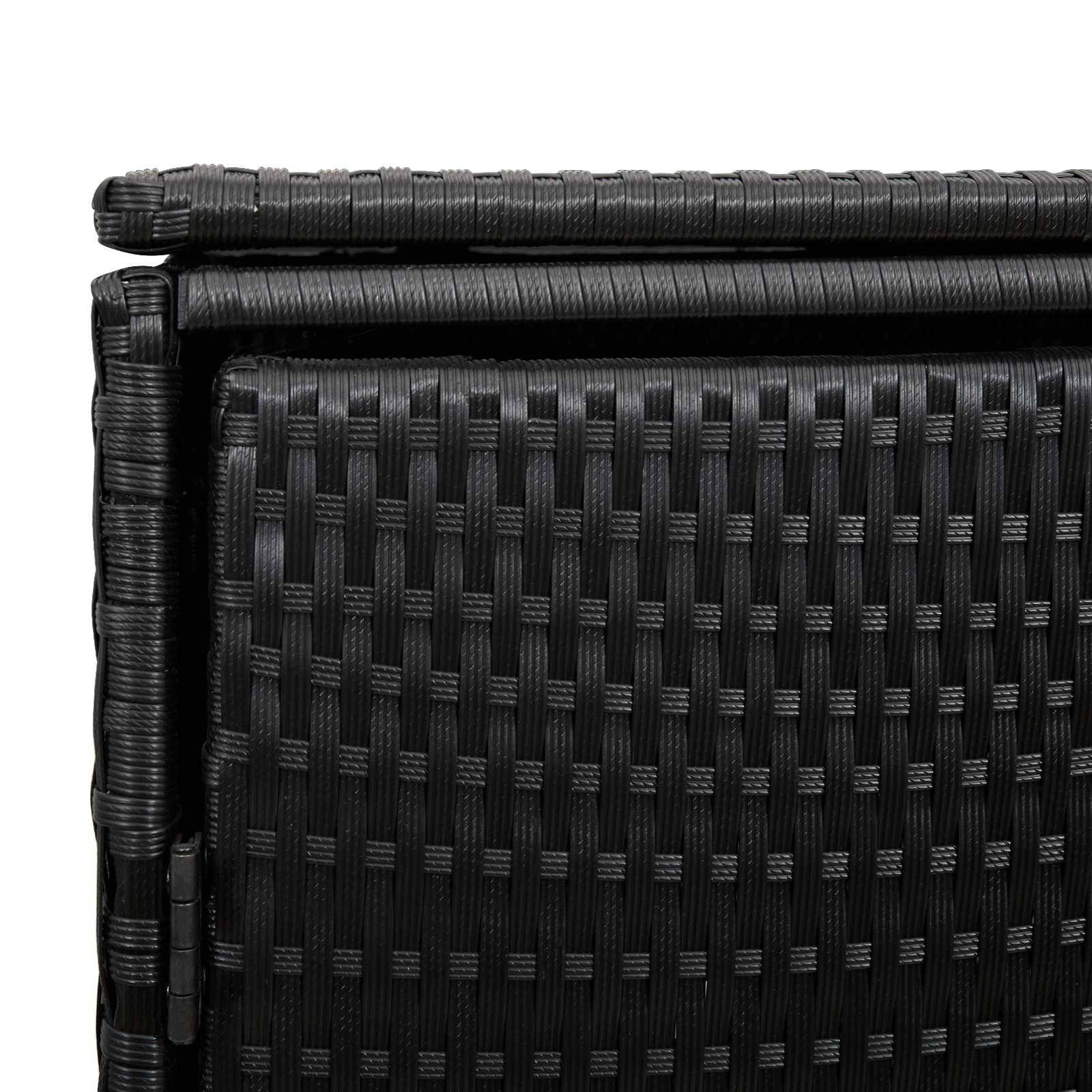 Cache-poubelle double polyéthylène noir 130 x 80 x 115 cm - PANGIVO - Image 9