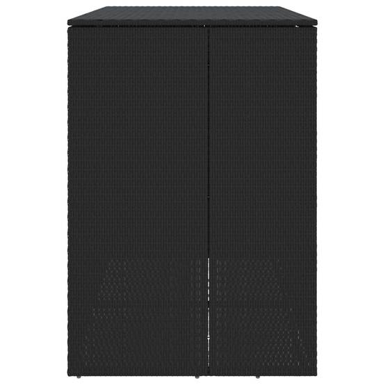 Cache-poubelle double polyéthylène noir 130 x 80 x 115 cm - PANGIVO - Image 6