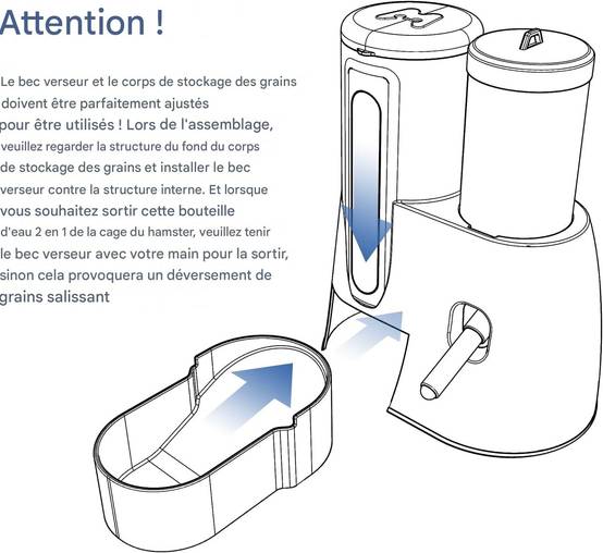 Distributeur d'eau pour hamster et petits animaux - Lytech - Image 4