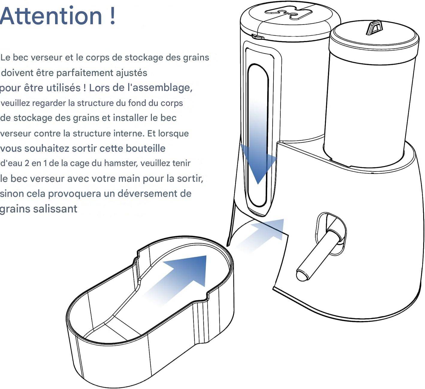Distributeur d'eau pour hamster et petits animaux - Lytech - Image 4