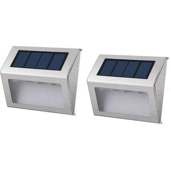Lumisky - Spot solaire mural extérieur étanche - LUMISKY - 3 LEDs blanches - 2 modes d'éclairage - Image 1
