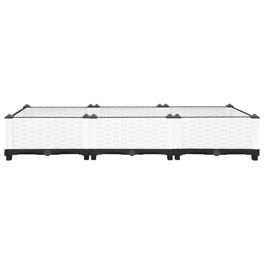 Prolenta Premium - Jardinière polypropylène blanc 120 x 40 x 23 cm - Prolenta premium p331.8 - Image 4