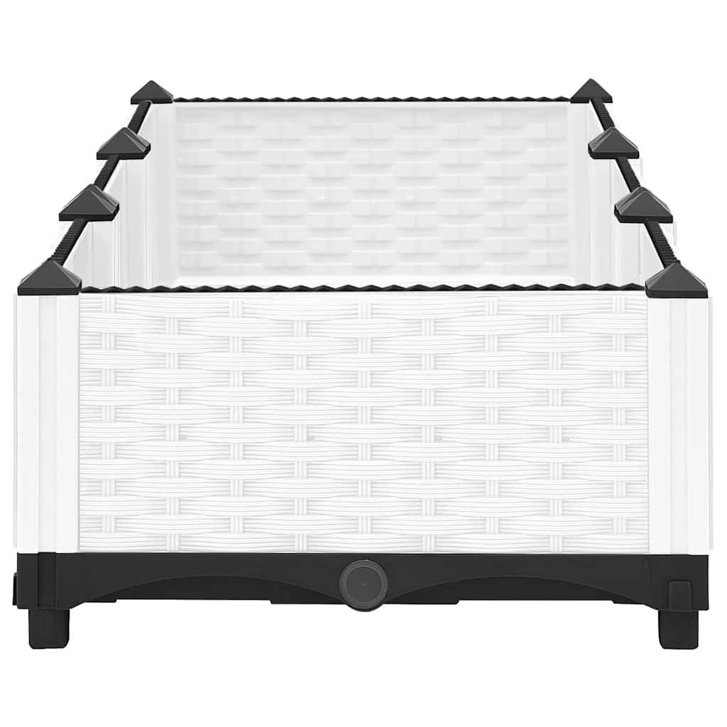 Prolenta Premium - Jardinière polypropylène blanc 120 x 40 x 23 cm - Prolenta premium p331.8 - Image 5