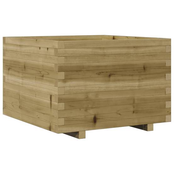 Jardinière XXL carrée bois traité autoclave extérieur jardin 70x70cm – ComfortXL Outdoor Living - Image 7