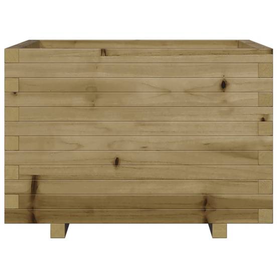 Jardinière XXL carrée bois traité autoclave extérieur jardin 70x70cm – ComfortXL Outdoor Living - Image 5
