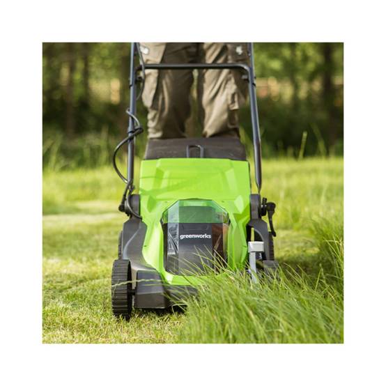 Greenworks - Tondeuse à gazon poussée 35cm 40V GREENWORKS - Batterie 2,0Ah - Chargeur - G40LM35K2 - Image 4