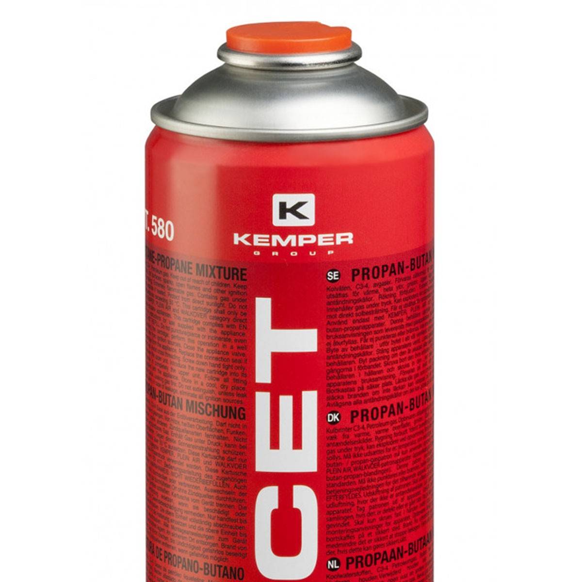Pack de 6 Cartouches de gaz 330gr NOVACET Butane propane mix 600ml Valve 7/16 KEMPER - Imagen 5