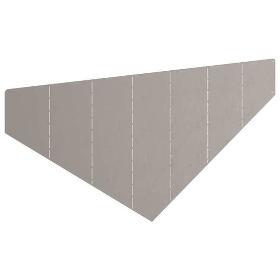 Bordure de jardin en acier aménagement espaces extérieurs 100x45cm 4 pcs rouillé - ComfortXL Outdoor Living - Image 4