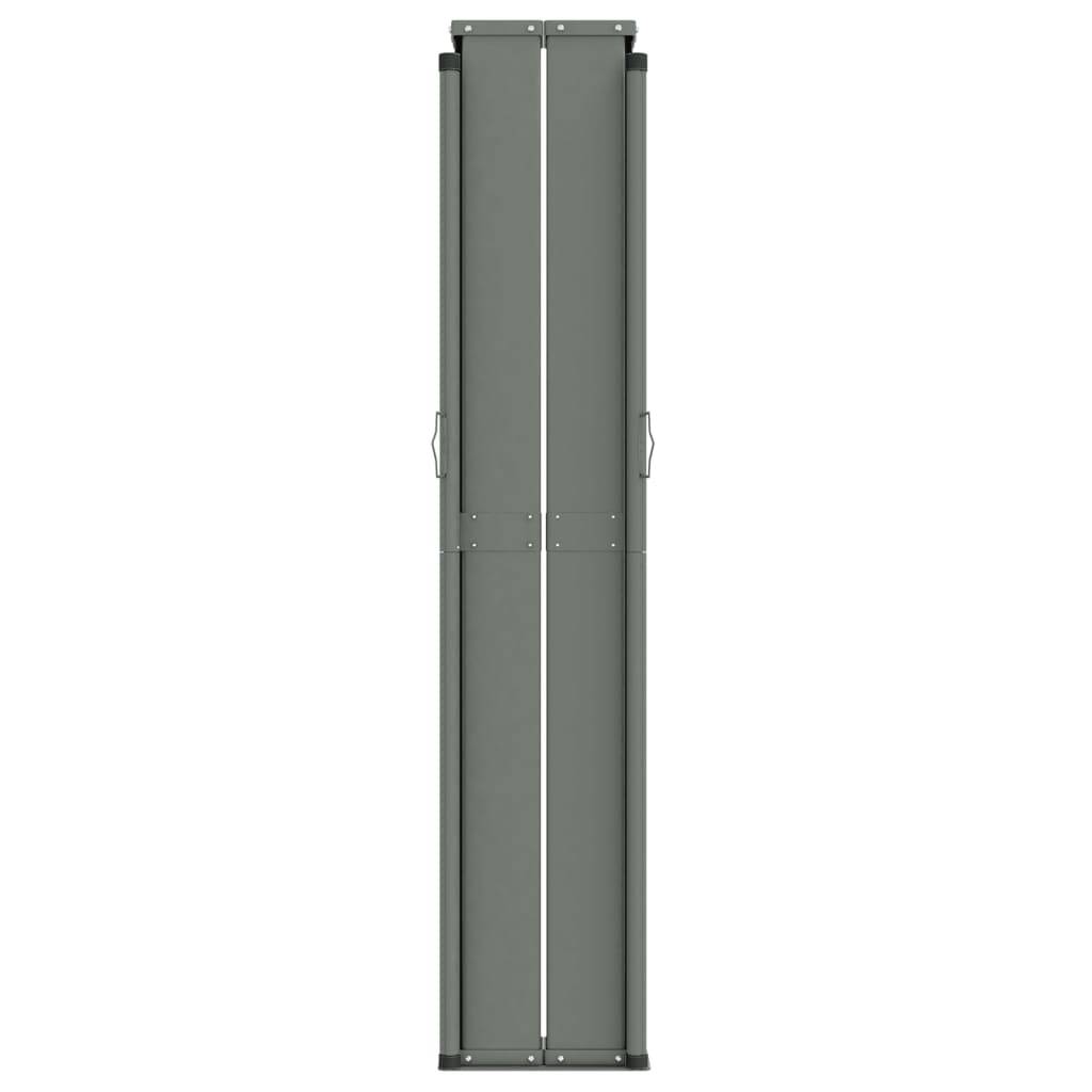 Helloshop26 - Auvent paravent store brise-vue latéral rétractable de patio jardin terrasse balcon protection visuelle écran anthracite 220 x 1200 cm - Imagen 3