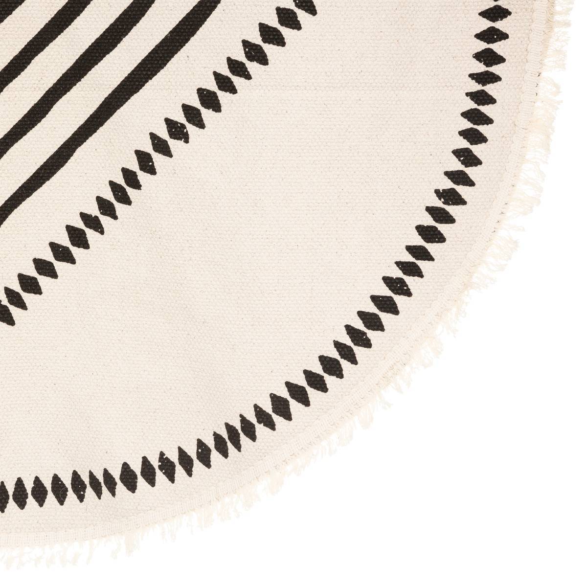 Atmosphera - Tapis "Alban" en coton imprimé D90cm - Atmosphera Créateur d'intérieur - Imagen 4