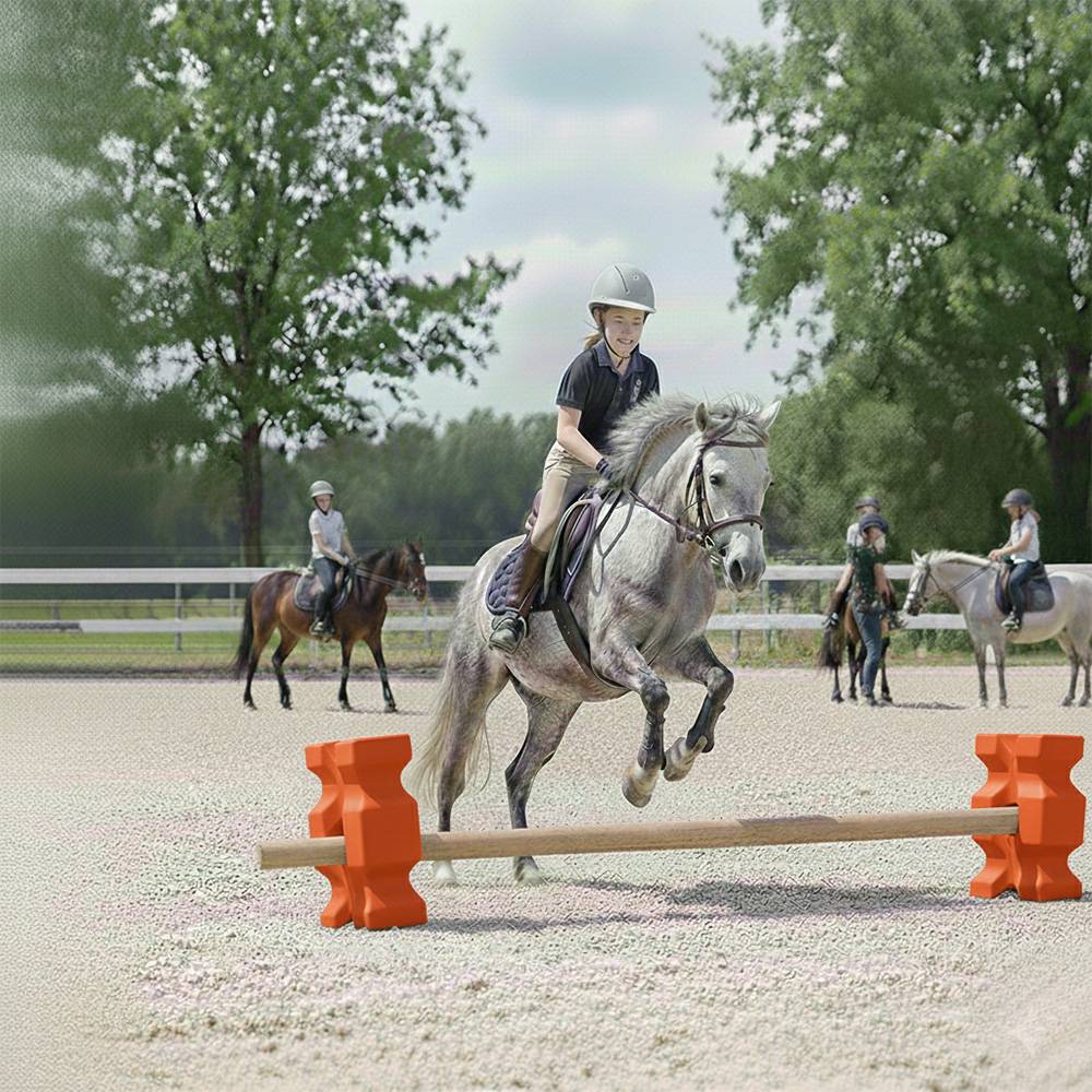 Bloc cavaletti - bloc obstacle équitation - Imagen 3
