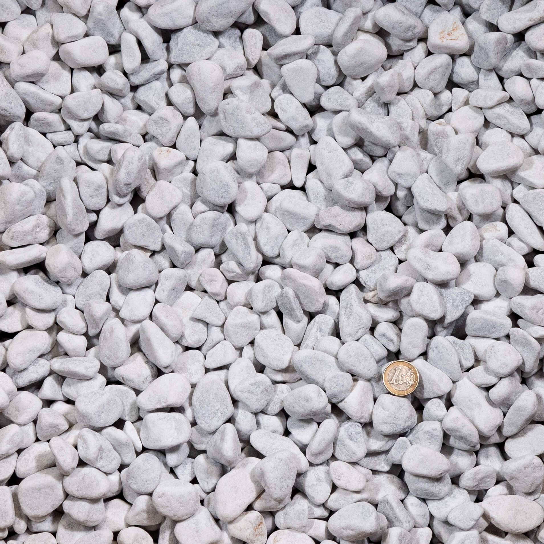 Galet Marbre Blanc Carrare 15-25 mm - Lot de 2 big bag de 500 kg (15 m²) - RO'MA NATURE - Image 2